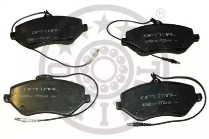 12224 OPTIMAL Комплект тормозных колодок, дисковый тормоз