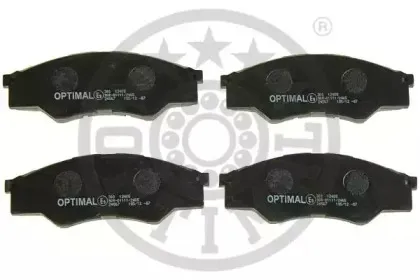 12408 OPTIMAL Комплект тормозных колодок, дисковый тормоз