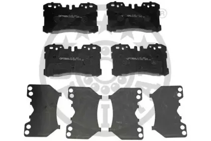 12423 OPTIMAL Комплект тормозных колодок, дисковый тормоз
