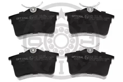 12465 OPTIMAL Комплект тормозных колодок, дисковый тормоз