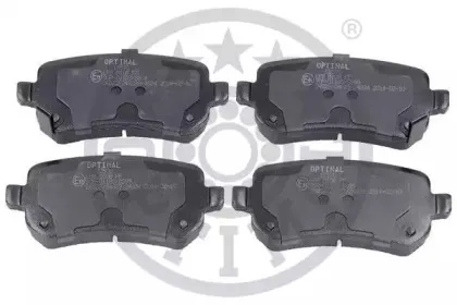 12570 OPTIMAL Комплект тормозных колодок, дисковый тормоз
