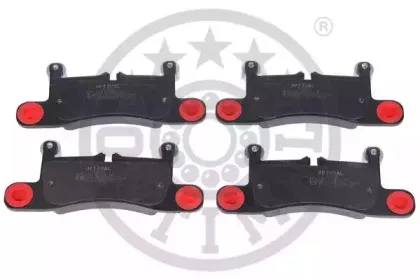 12598 OPTIMAL Комплект тормозных колодок, дисковый тормоз
