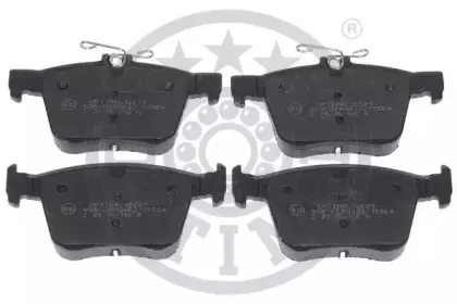 12629 OPTIMAL Комплект тормозных колодок, дисковый тормоз
