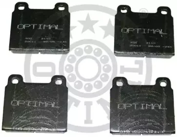 2110 OPTIMAL Комплект тормозных колодок, дисковый тормоз