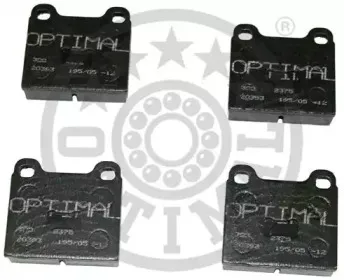 2375 OPTIMAL Комплект тормозных колодок, дисковый тормоз