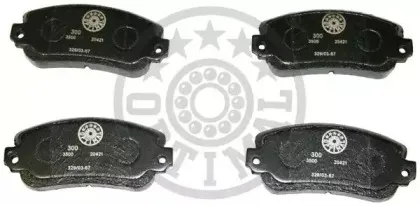 3500 OPTIMAL Комплект тормозных колодок, дисковый тормоз