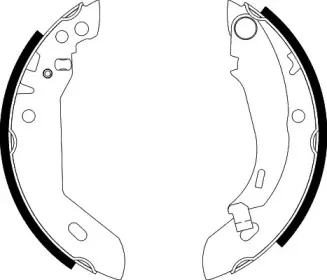 H8060 PAGID Комплект тормозных колодок