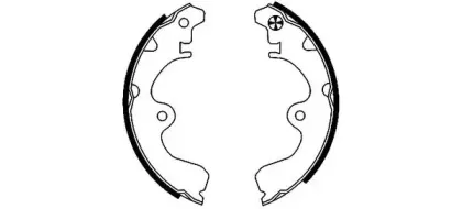 H8890 PAGID Комплект тормозных колодок