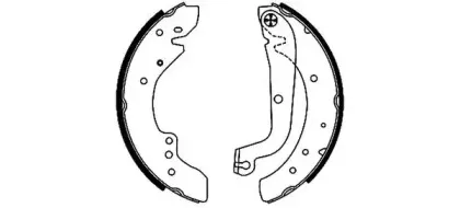 H9060 PAGID Комплект тормозных колодок