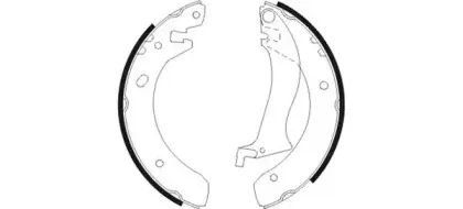 H9115 PAGID Комплект тормозных колодок