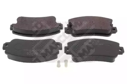 6179 MAPCO Комплект тормозных колодок, дисковый тормоз