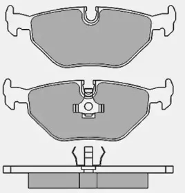 6395 MAPCO Комплект тормозных колодок, дисковый тормоз
