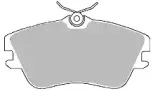 6414 MAPCO Комплект тормозных колодок, дисковый тормоз