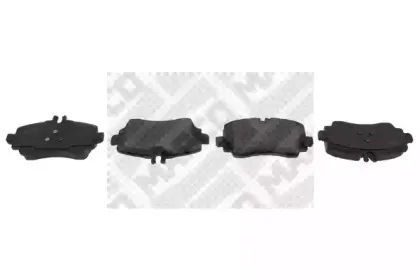 6479 MAPCO Комплект тормозных колодок, дисковый тормоз