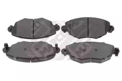 6544 MAPCO Комплект тормозных колодок, дисковый тормоз