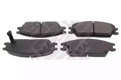 6654 MAPCO Комплект тормозных колодок, дисковый тормоз