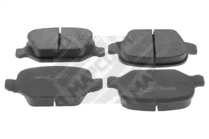 6716 MAPCO Комплект тормозных колодок, дисковый тормоз