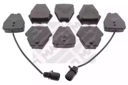 6817 MAPCO Комплект тормозных колодок, дисковый тормоз