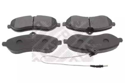 6851 MAPCO Комплект тормозных колодок, дисковый тормоз