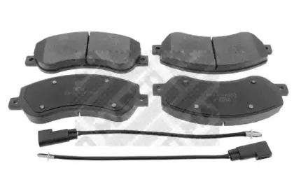 6856 MAPCO Комплект тормозных колодок, дисковый тормоз