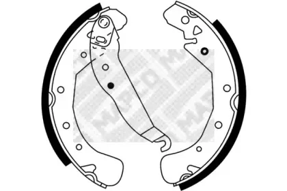 8833 MAPCO Комплект тормозных колодок