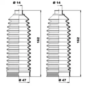 K150224 MOOG Комплект пылника, рулевое управление