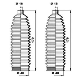 K150231 MOOG Комплект пылника, рулевое управление