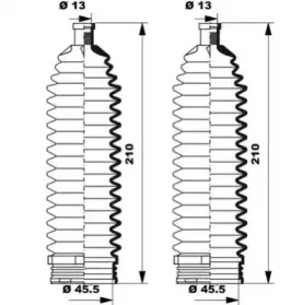 K150234 MOOG Комплект пылника, рулевое управление