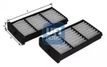 53.274.00 UFI Фильтр, воздух во внутренном пространстве