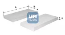53.310.00 UFI Фильтр, воздух во внутренном пространстве