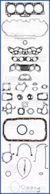 50128300 AJUSA Комплект прокладок, двигатель