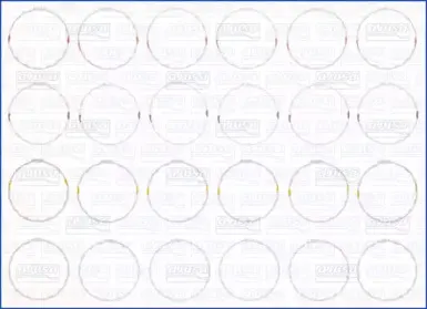 60002000 AJUSA Комплект прокладок, гильза цилиндра