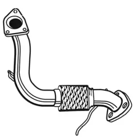 02750 WALKER Труба выхлопного газа