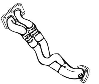 02762 WALKER Труба выхлопного газа