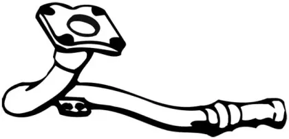 02898 WALKER Труба выхлопного газа