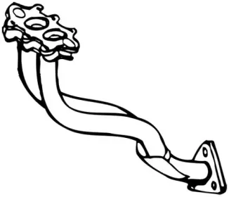 03132 WALKER Труба выхлопного газа