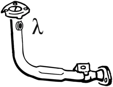 04064 WALKER Труба выхлопного газа