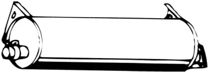 04702 WALKER Средний глушитель выхлопных газов