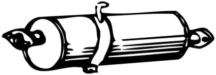 06279 WALKER Глушитель выхлопных газов конечный