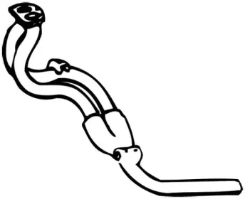 06730 WALKER Труба выхлопного газа