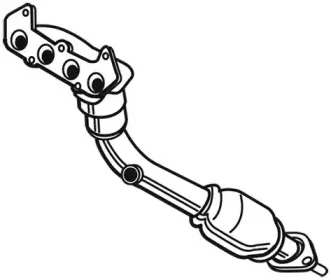 06836 WALKER Труба выхлопного газа