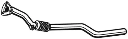 07596 WALKER Труба выхлопного газа