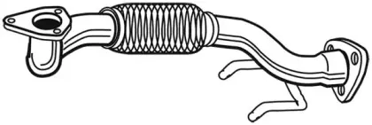 07638 WALKER Труба выхлопного газа