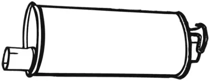 08157 WALKER Глушитель выхлопных газов конечный