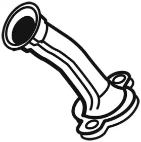 09198 WALKER Труба выхлопного газа