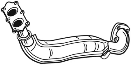 10527 WALKER Труба выхлопного газа