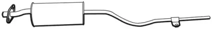 13025 WALKER Средний глушитель выхлопных газов