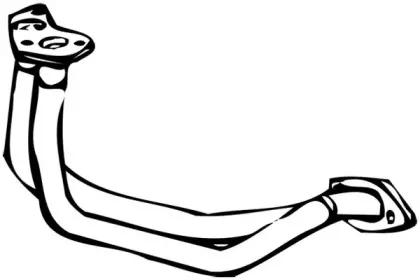 13741 WALKER Труба выхлопного газа