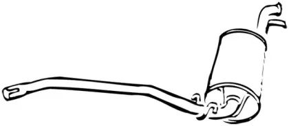 14284 WALKER Глушитель выхлопных газов конечный