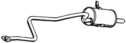 14772 WALKER Глушитель выхлопных газов конечный